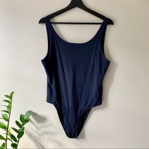 Navy Bodysuit- Under Armour size L